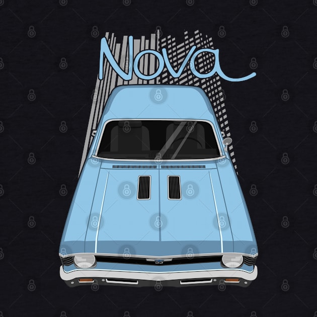 Chevrolet Nova 1969 - 1972 - light blue by V8social